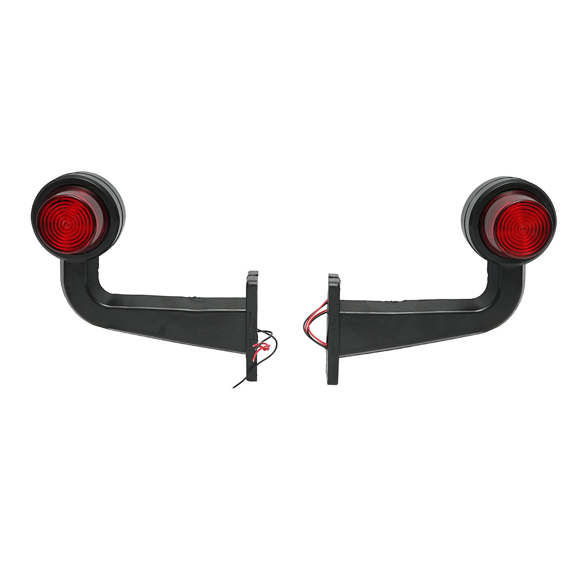 Set of LED side marker lamps with arm 12-24V, red-white FR0157 Breckner Germany